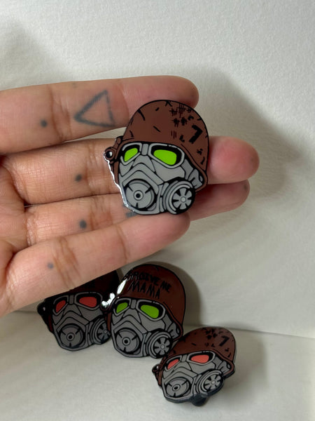 Veteran and Desert Ranger Helmet Pin