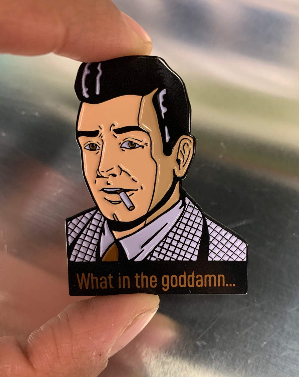 Benny Enamel Pin