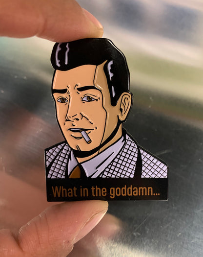 Benny Enamel Pin