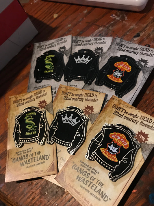 “Gangs of the Wasteland” Pins