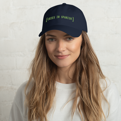 [Cries In Spanish]  hat