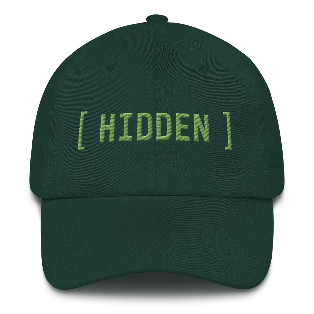 Hidden Dad hat