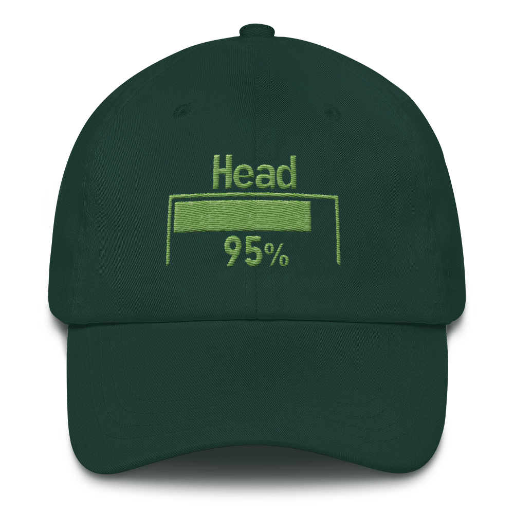 95% Head Damage Dad hat