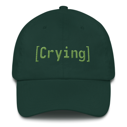 [Crying] hat
