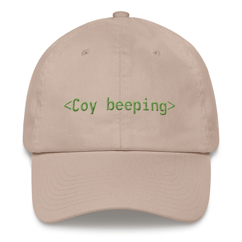 <Coy Beeping> Hat