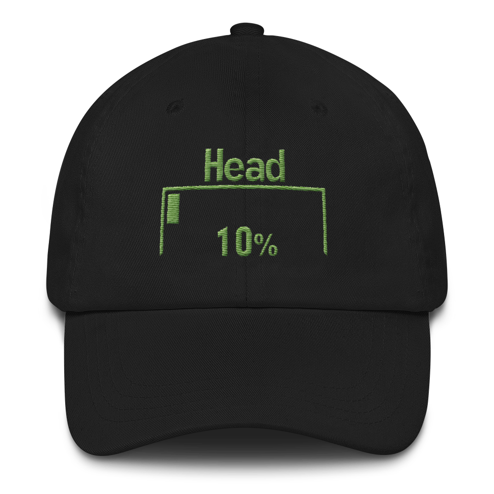 10% Head Damage hat