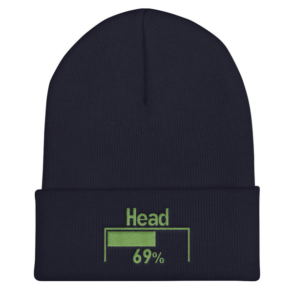 69% head damage Beanie