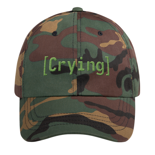 [Crying] hat