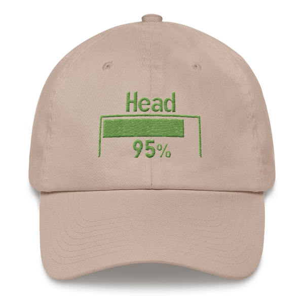 95% Head Damage Dad hat