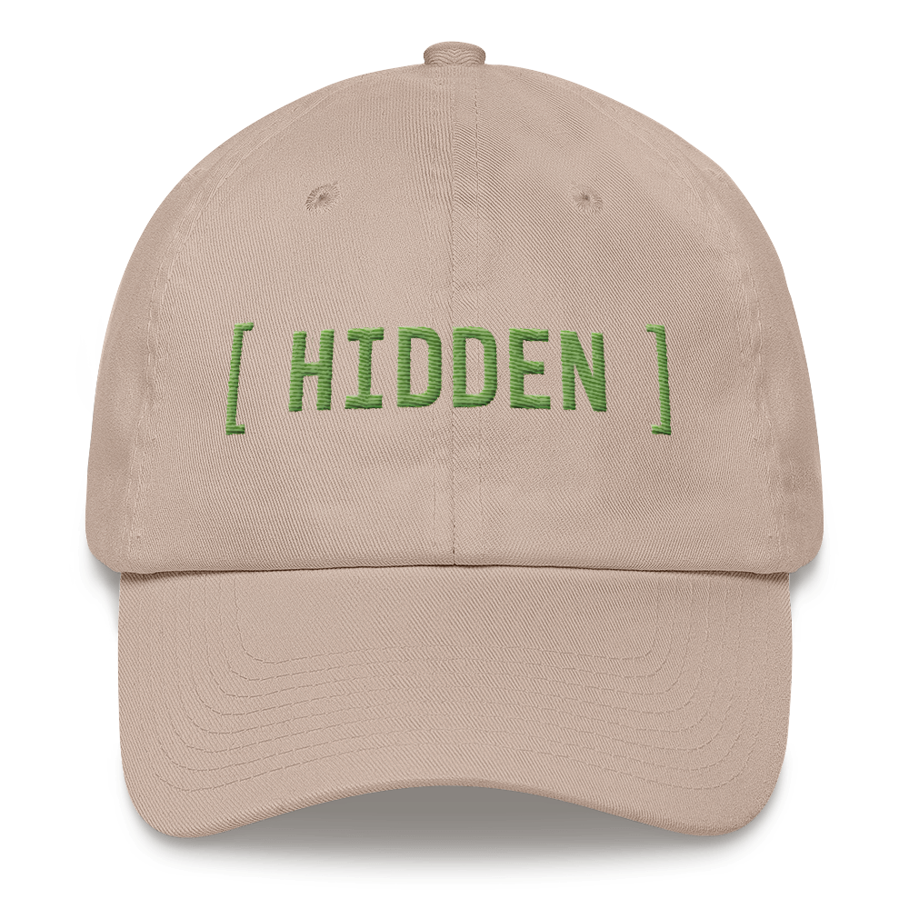 Hidden Dad hat