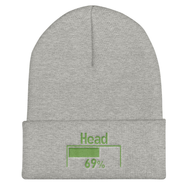69% head damage Beanie