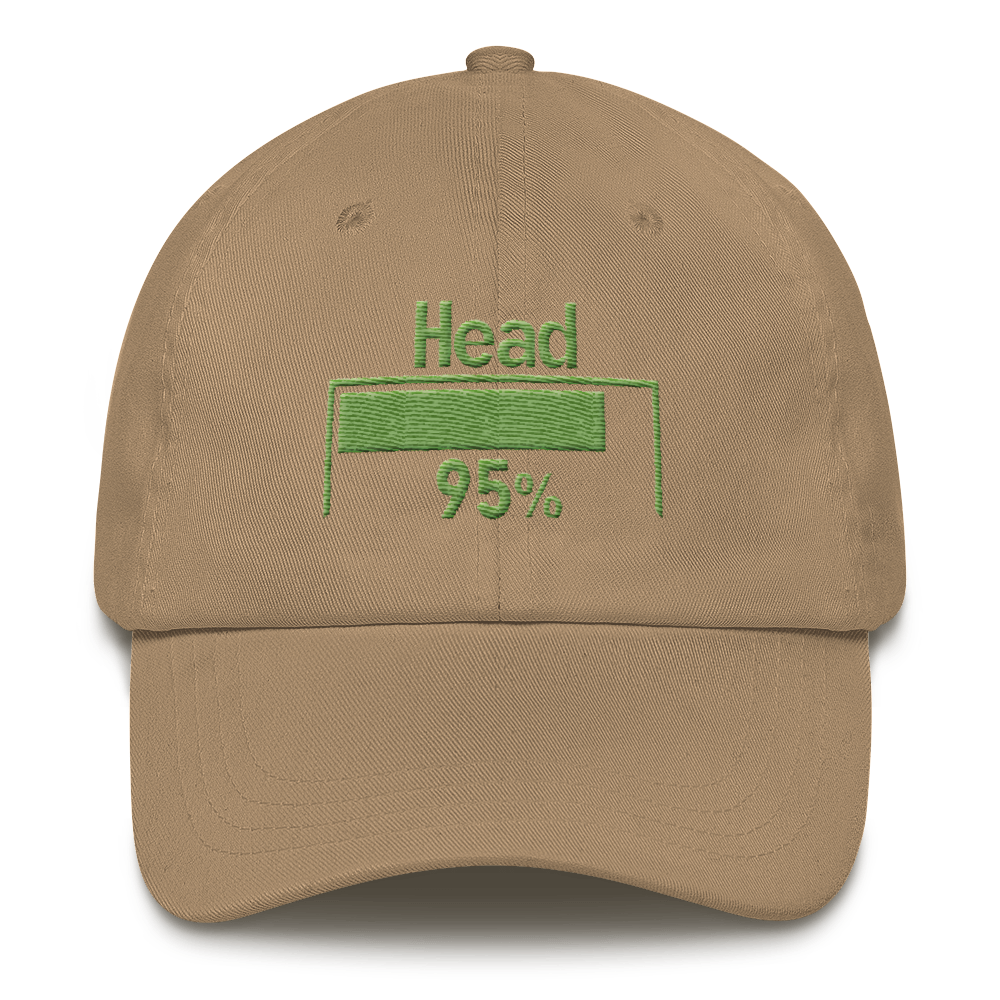 95% Head Damage Dad hat