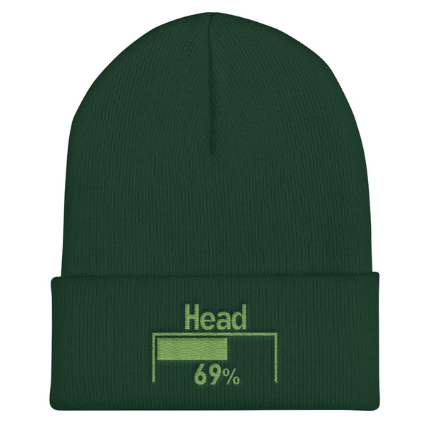 69% head damage Beanie