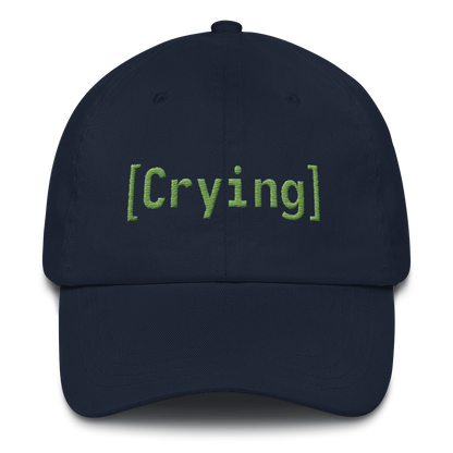 [Crying] hat