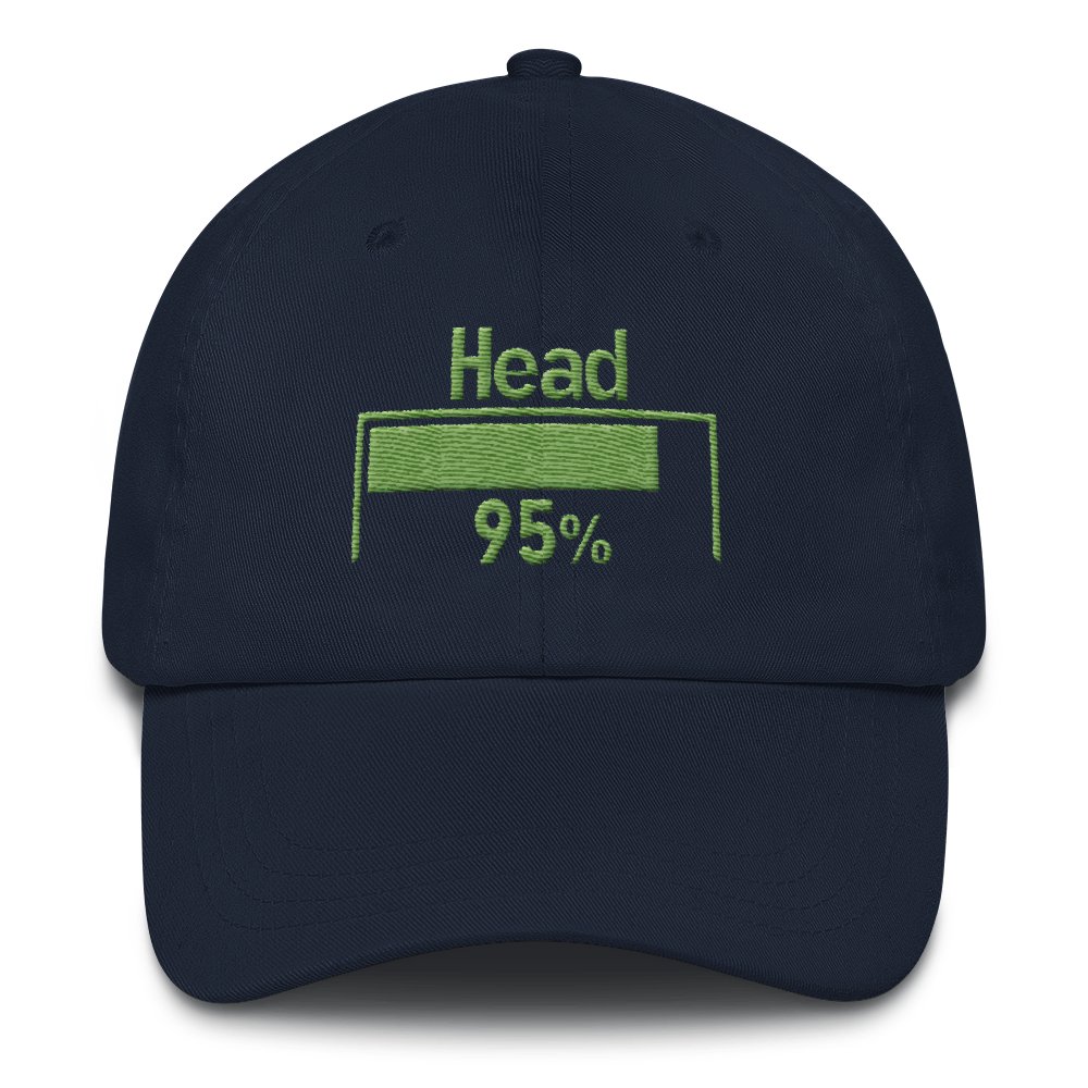 95% Head Damage Dad hat