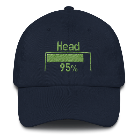 95% Head Damage Dad hat